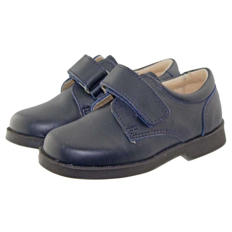 Sapatos colegiais menino velcro Azul Marinho
